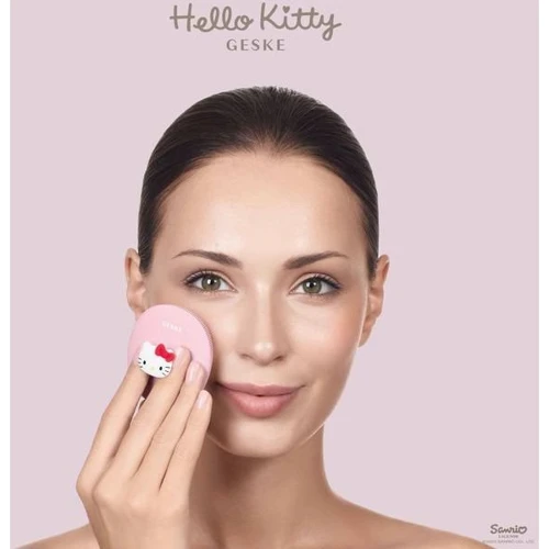 Щетка для лица GESKE Facial Brush 3 в 1 Hello Kitty Pink с держателем (HK000052PI01) фото 5