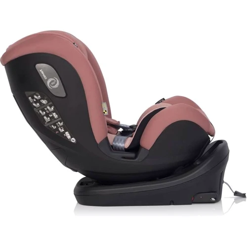 Автокресло EasyGo Convert izofix 0-36 9024-ECis-08 Rose, розовый: Крепление Isofix да