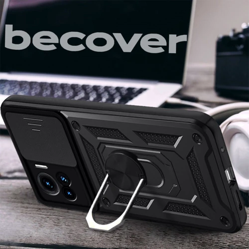 Чохол для телефона BeCover Military Black для Motorola Edge 30 Ultra (710678): Тип накладка на заднюю часть