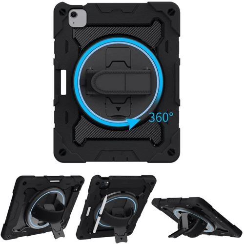 Аксессуар для iPad BeCover Stand Case Horizontal Handle Black for iPad Air 11 (2024 / 2025) (712909): Цвет черный