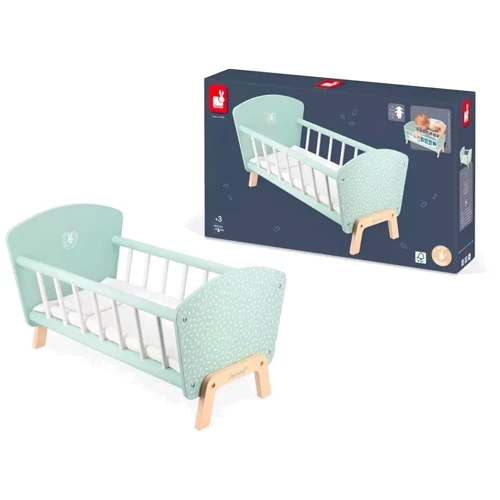 Ліжко Janod для ляльки м'ятне (J05902)