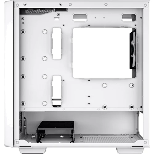 Корпус Deepcool CC360 WH ARGB (R-CC360-WHAPM3-G-1): Материал передней панели пластик и сталь