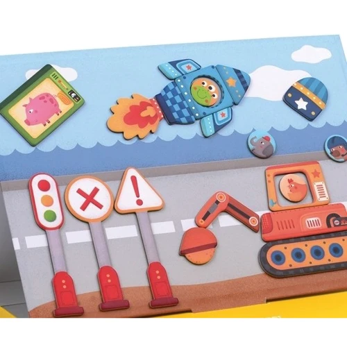 Магнітна дошка Транспорт MiDeer MD1040