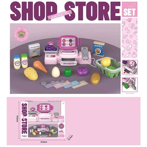 Кассовый аппарат Bangbaiyu Shop Store с продуктами (328-8): Производитель Bangbaiyu