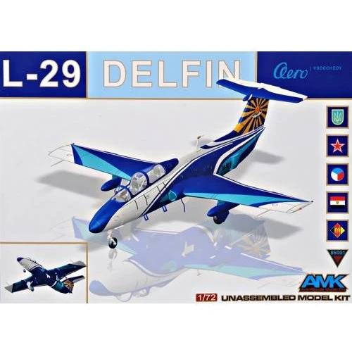 Модель AMK Навчально-тренувальний літак Aero L-29 "Дельфін" (AMK86001)