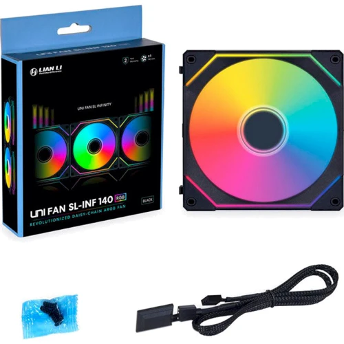 Кулер Lian Li Uni Fan IN 140 Black (G99.14SLIN1B.00): Разъем 4pin