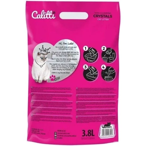 Наповнювач для котячих туалетів Calitti Crystals Fresh blue силікагель 3.8 л (223383): Вид Силикагелевый