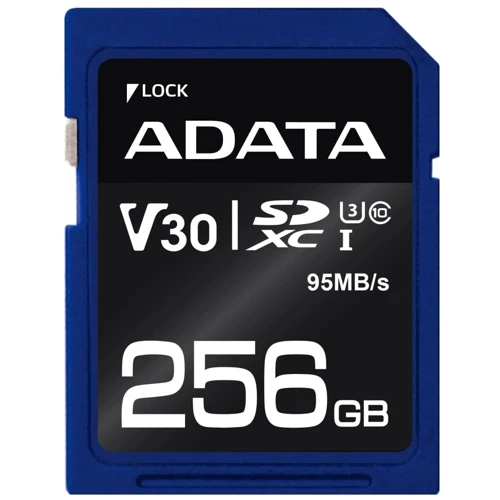 Карта пам'яті ADATA 256GB SDXC class 10 UHS-I U3 V30 (ASDX256GUI3V30S-R)