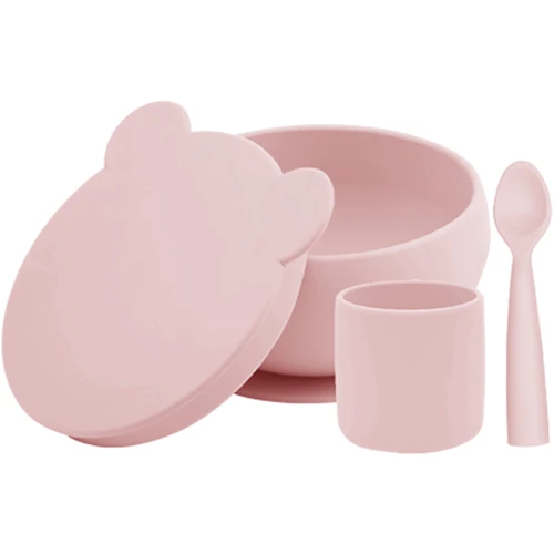 Набір для годування MinikOiOi BLW Set I (Pinky Pink) силіконовий (101070055)