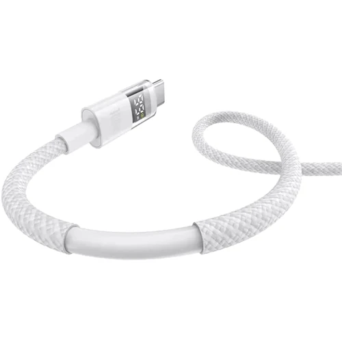 Кабель Baseus USB Cable to USB-C Display 2 Fast Charging Data 100W 1m White (P10382701211-00) фото 5
