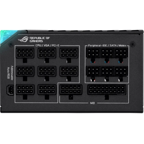 Блок живлення ASUS ROG-THOR-1200P2-GAMING: ККД,% 92