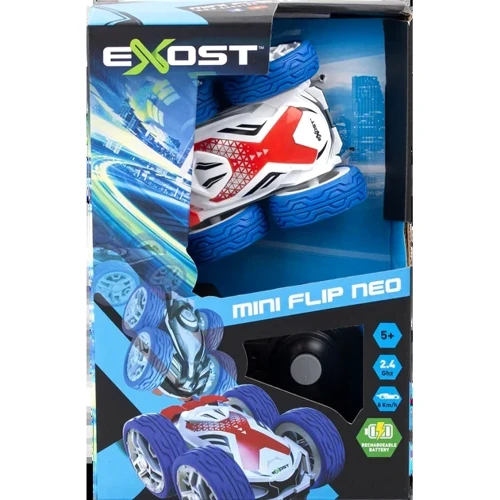 Машинка на радіокеруванні Silverlit Mini Flip Neo Exost 1:34 біла (20290-2) фото 7