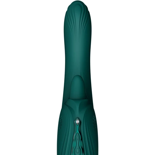 Вибратор-кролик Zalo Ares Turquoise Green