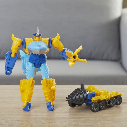 Transformers Hasbro Фигурка Трансформеры Кибервселенная Спарк Армор 13см TRA Cyberverse Spark Armor Skybyte E4219_E4297: Функциональные характеристики Наличие аксессуаров