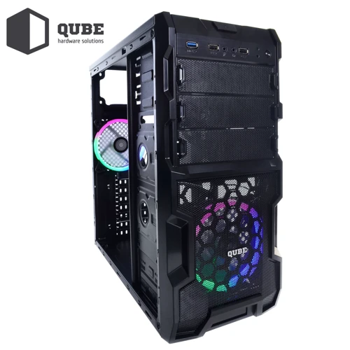 Корпус QUBE QB932A 500W Black (QB932A_W35U3): Потужність БЖ, Вт 500