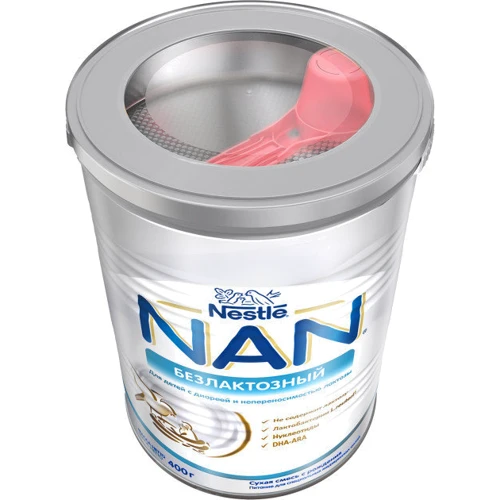 Суміш Nestle NAN безлактозную суха молочна для дітей з народження 400 г (7613031568147): Тип Суміші молочні
