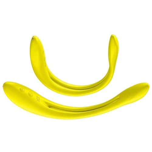 Универсальный гибкий вибратор для пар Satisfyer Elastic Game Yellow