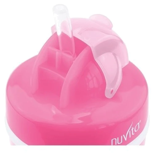 Детский поильник Nuvita 18м+ 200мл. с трубочкой Розовый (NV1436Pink): Возраст с 18-ти месяцев