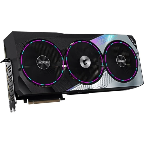 Видеокарта GIGABYTE GeForce RTX 4090 AORUS MASTER 24G (GV-N4090AORUS M-24GD): Разрядность шины памяти, бит 384