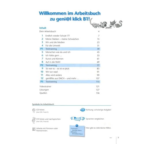geni@l klick B1: Arbeitsbuch mit Audios und Videos: Производитель Klett