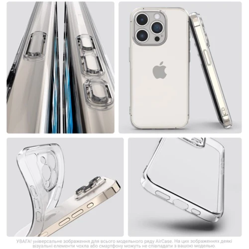 Чохол для телефона ArmorStandard Air Series Camera cover Transparent for Xiaomi Poco X7 Pro (ARM82747): Матеріал TPU (термополиуретан)