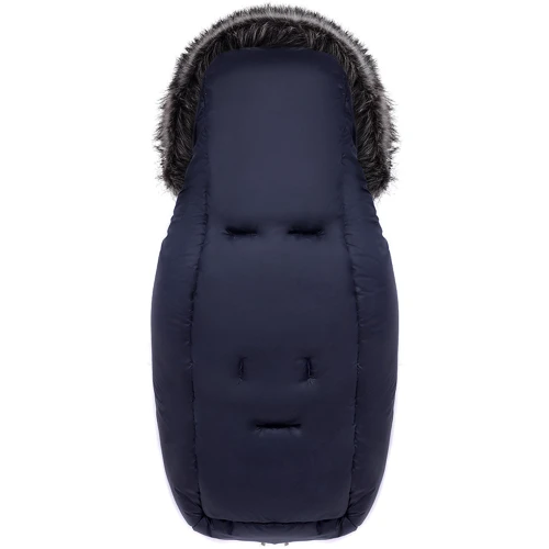 Зимний конверт Bair Polar premium темно-синий - серебро кожа (623442) фото 3