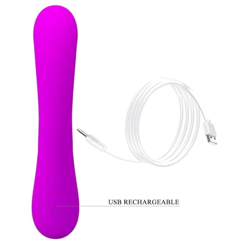 Вибратор Pretty Love Full Cover Silicone Sincere Purple