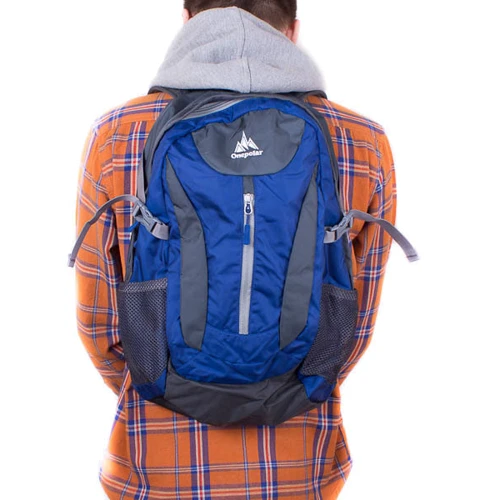 Мужской рюкзак Onepolar синий (W1802-navy): Фактура Тканая