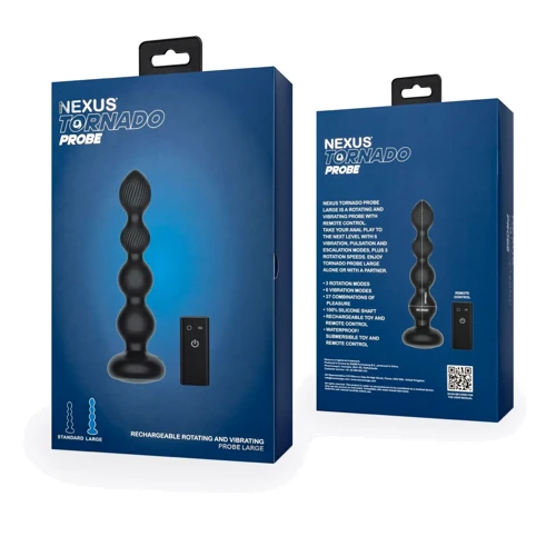Анальный вибратор Nexus Tornado Probe Edition Large