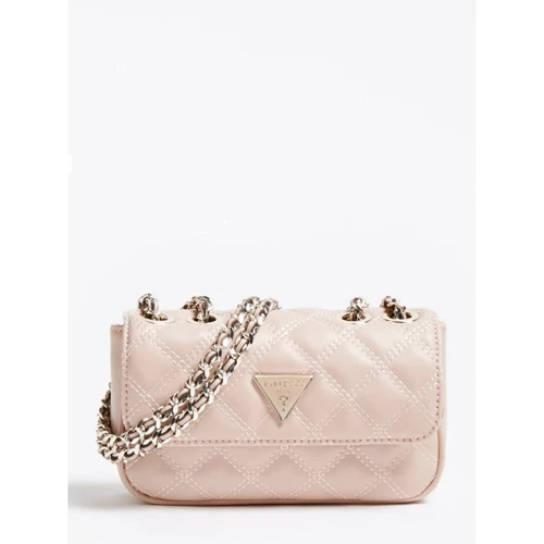 Женская сумка кросс боди Guess Cessily Micro Mini светло-розовая (HWEV7679780-RWO)