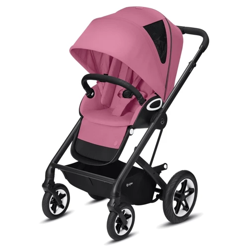 Прогулянкова коляска Cybex Talos S Lux Magnolia Pink (з бампером)