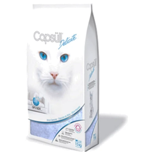 Наполнитель туалетов для кошек Capsull Delicate Кварцевый впитывающий 1.5 кг (3.2 л) (3661726030022)