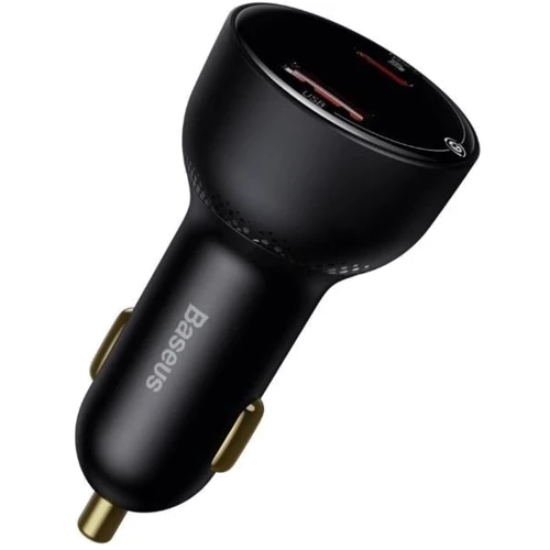 Зарядний пристрій Baseus Car Charger USB+USB-C Superme 100W Black (TZCCZX-01): Сила струму 2.4А и более