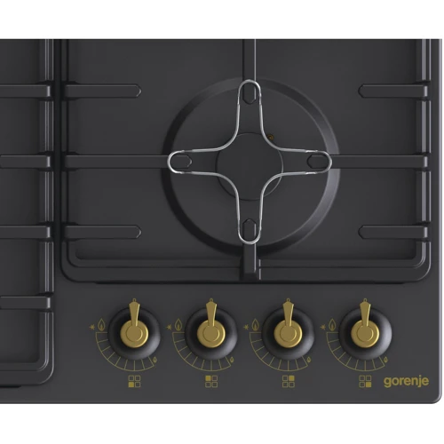 Варочная поверхность газовая Gorenje GW641CLB: Рабочая поверхность эмаль