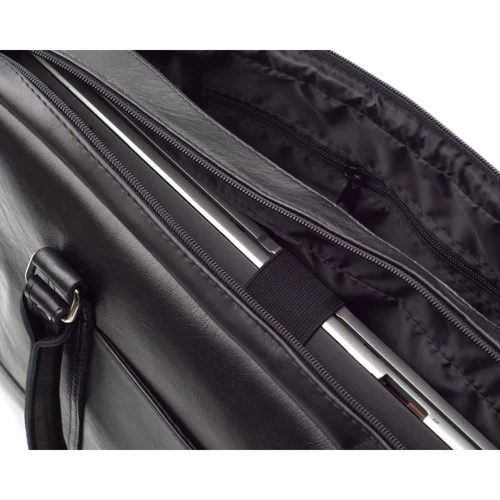 Solier ABERDEEN Leather Bag Black (SL02Black) for MacBook Pro 15" фото 5
