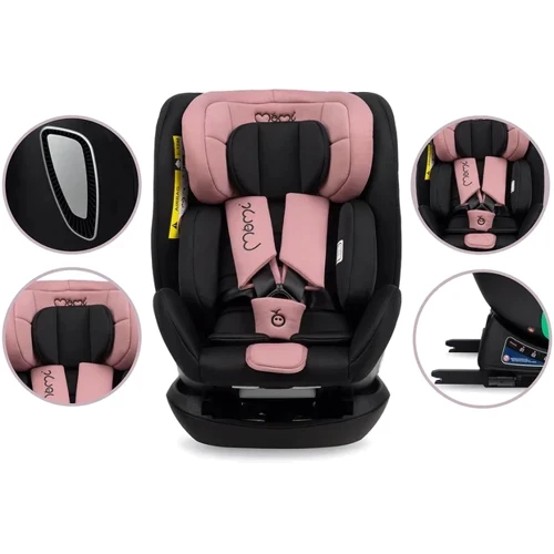 Автокрісло MoMi URSO I-Size 0-36kg Pink (Hnrt_4772) фото 8