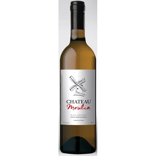 Вино Chateau Moulin Blanc Doux белое полусухое 0.75л (VTS6311210)