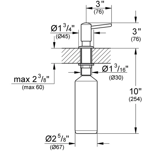 Дозатор жидкого мыла Grohe Contemporary 40536000 хром 400 мл: Производитель Grohe