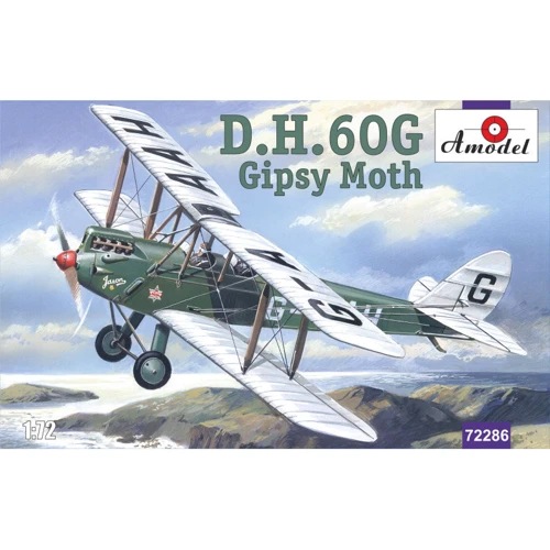 Биплан AMODEL de Havilland DH.60G Gipsy Moth