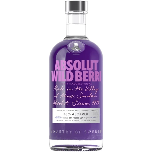 Водка Absolut Wild Berri, 0.7л 38% (STA7312040350308)