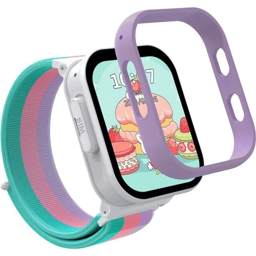 Смарт-часы Gelius Pro GP-PK008 (Rainbow) White Kids: Фитнес-функции Шагомер, GPS-модуль