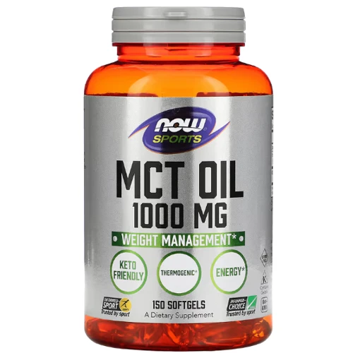 NOW Foods MCT Oil 1000 mg 150 soft gel Масло МСТ
