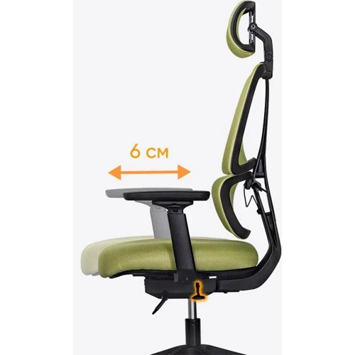 Комплект Mealux PowerDesk Lite Black + Leo Air Plus Green (EVO-201 Lite B/B +Y 546 KZ)