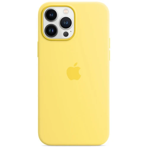 Чехол для iPhone Apple Silicone Case with MagSafe Lemon Zest (MN6A3) for iPhone 13 Pro Max: Цвет желтый