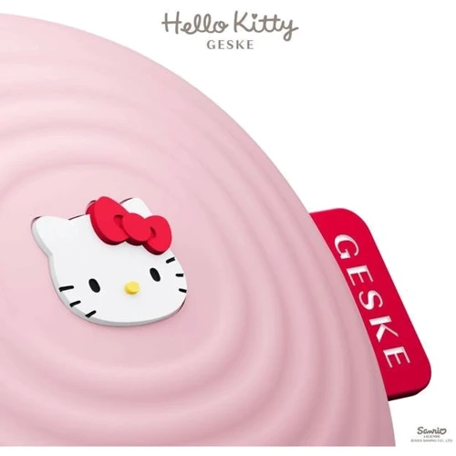 Звукова щітка для обличчя GESKE Sonic Facial Brush 4 в 1 Hello Kitty Pink (HK000011PI01) фото 4