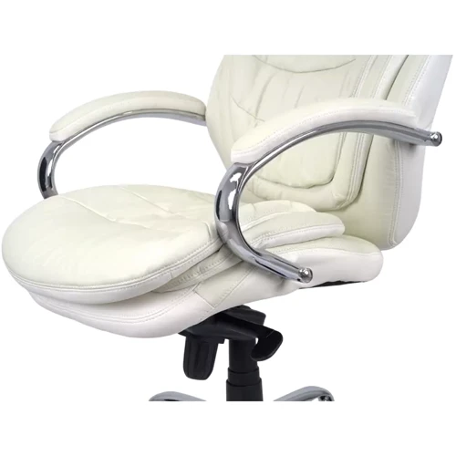 Офісне крісло Аклас Валенсія Soft CH MB (Шкіра Lux LC-W White) (10076462)