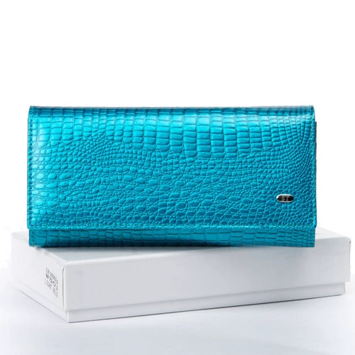 Женский кошелек Sergio Torretti голубой (31343 light-blue)