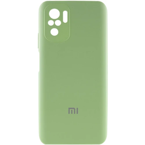 Чехол для телефонов Mobile Case Silicone Cover Shield Camera Mint for Xiaomi Redmi Note 10 / Note 10s
