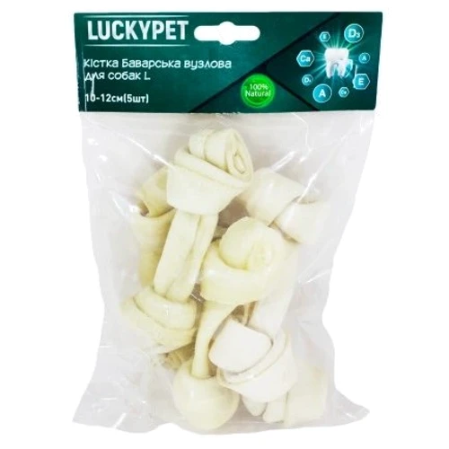 Лакомства Lucky Pet Кость Баварская узловая №2 L 10-12 см 5 шт (551931)