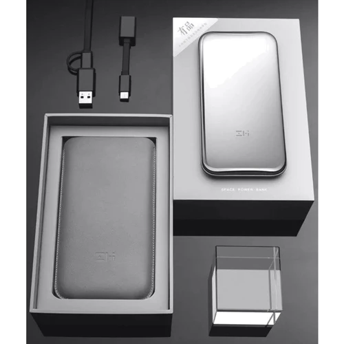 Внешний аккумулятор Xiaomi ZMI Power Bank Space 6000mAh (QPB60): Особенности Индикатор заряда